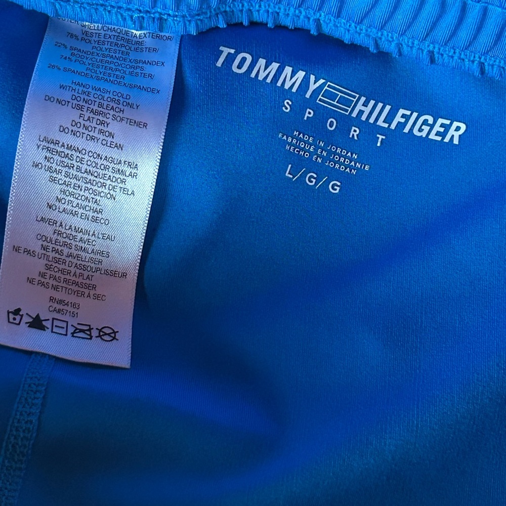 Tommy Hilfiger Women's Blue Athletic Shorts - Picture 7 of 8